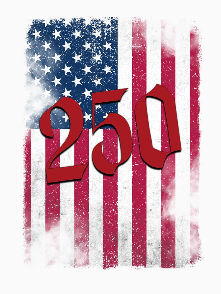 USA America 250 Years Grunge flag by anselmnacht