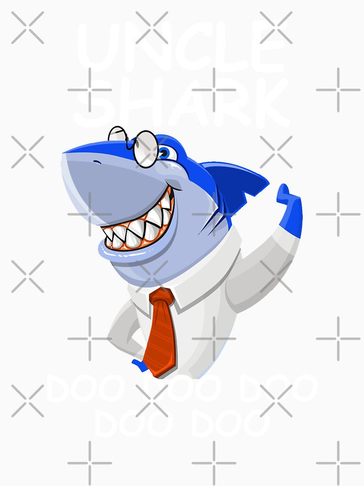Uncle Shark Doo Doo Funny Gift by Shariss