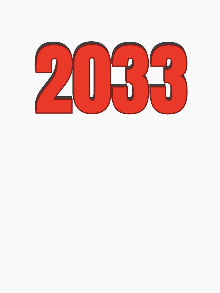 2033 year Number Date Typography by Rasheedaholik