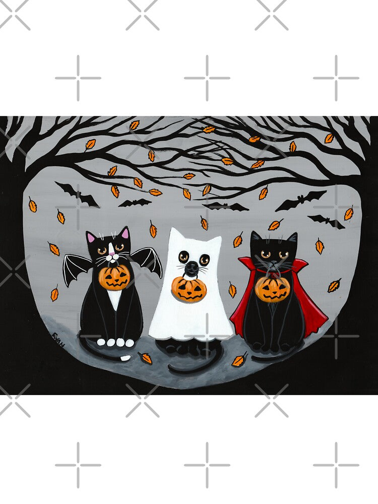 The Trick or Treaters by KilkennyCat Art