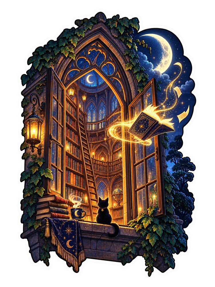 Library After Midnight by Odd Hours Studio