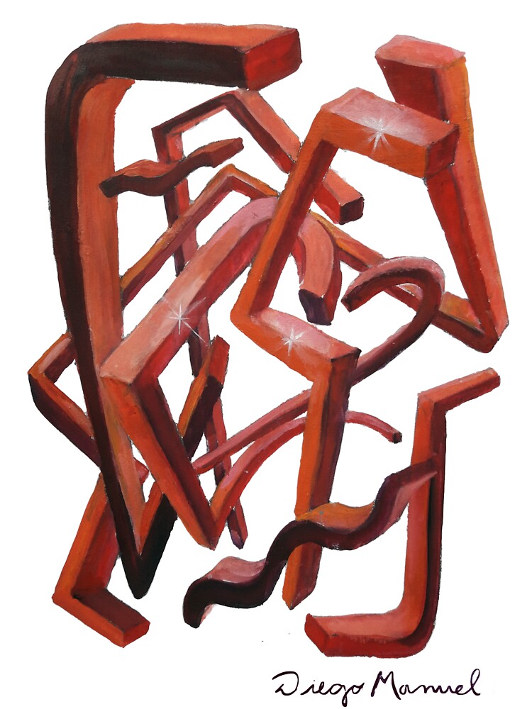 Shapes in space 33 by Diego Manuel Rodriguez