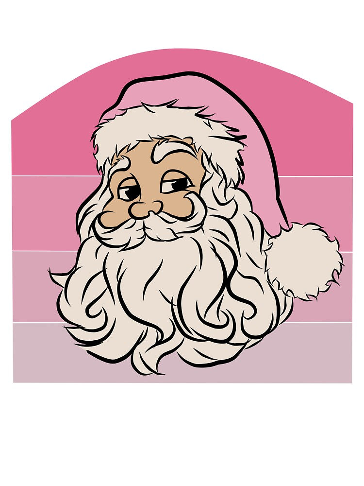 Retro Vintage Pink Santa Claus by Axel Christian
