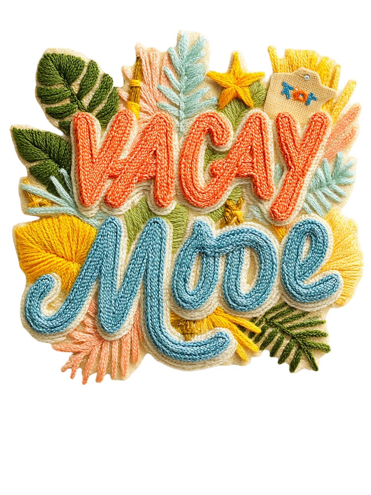 Vacay Mode Faux Yarn by Explicitly-Random