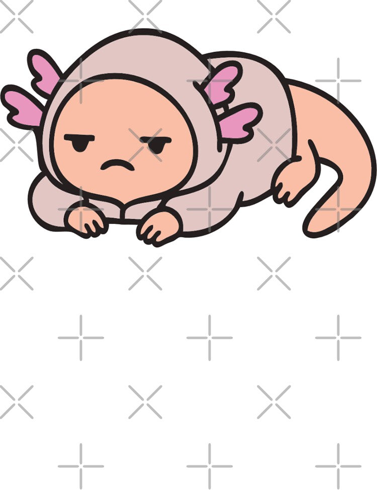 Grumpy Axolotl by EverythingUnderTheStars