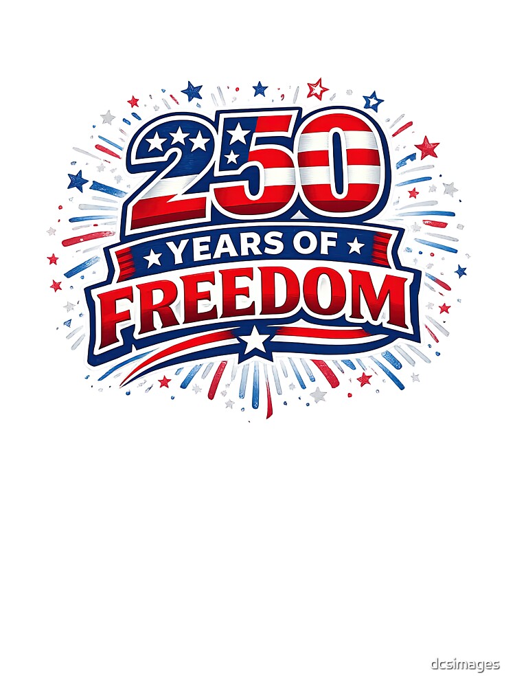 250 Years of Freedom – USA 1776–2026 Patriotic Fireworks by dcsimages