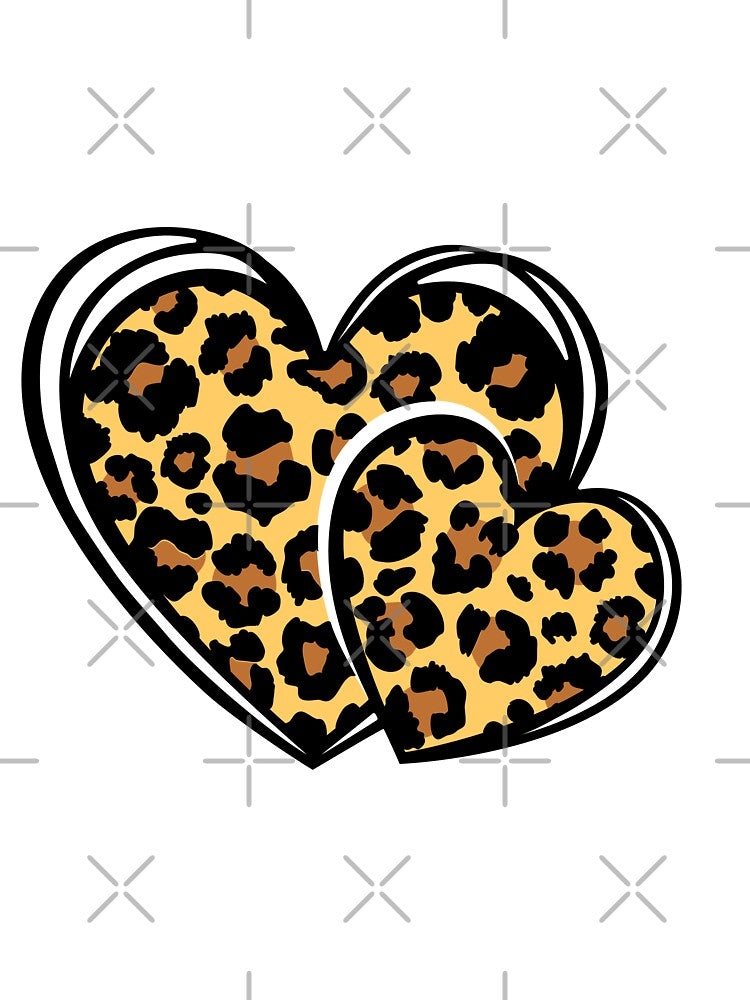 Twins leopard heart by sheelashop