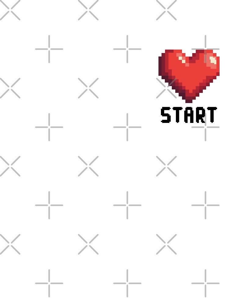 Pixelated Heart - Retro Gaming by Fikuall