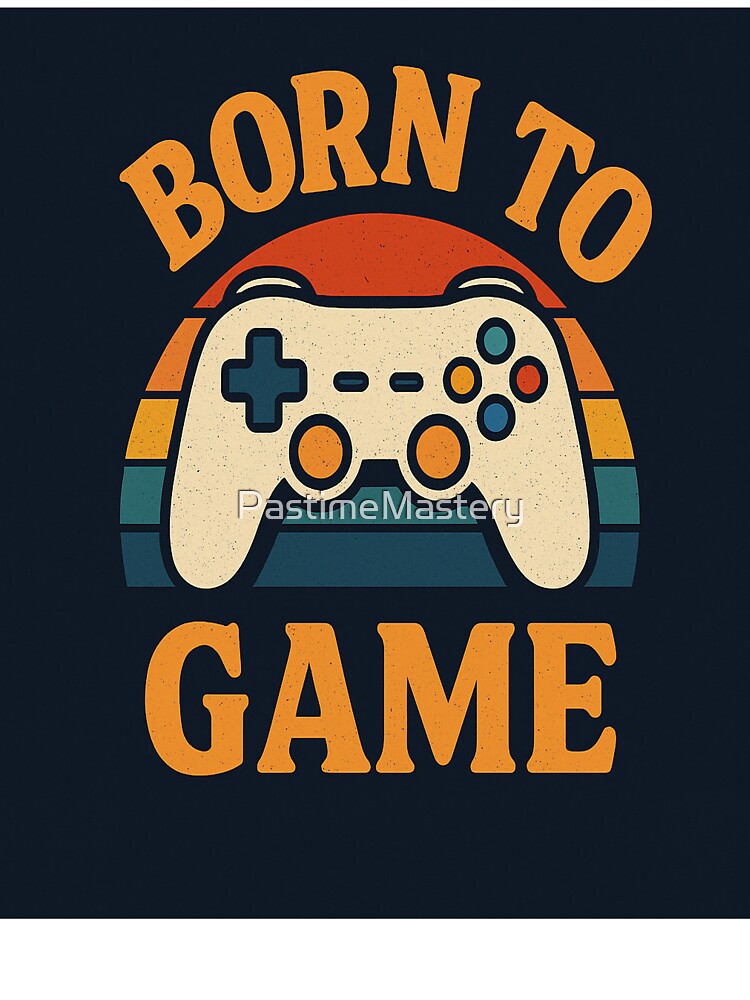 Born to Game – Retro Gaming Controller Design by PastimeMastery