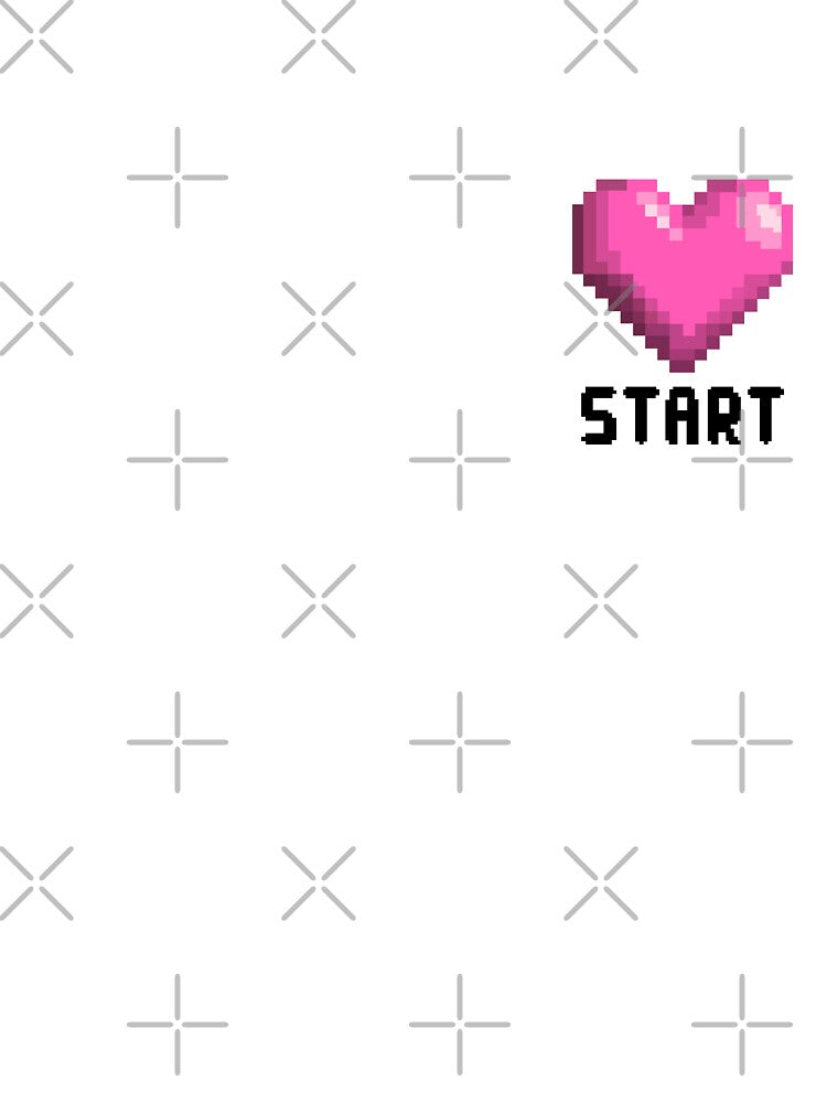 Pixelated Pink Heart - Retro Gaming by Fikuall