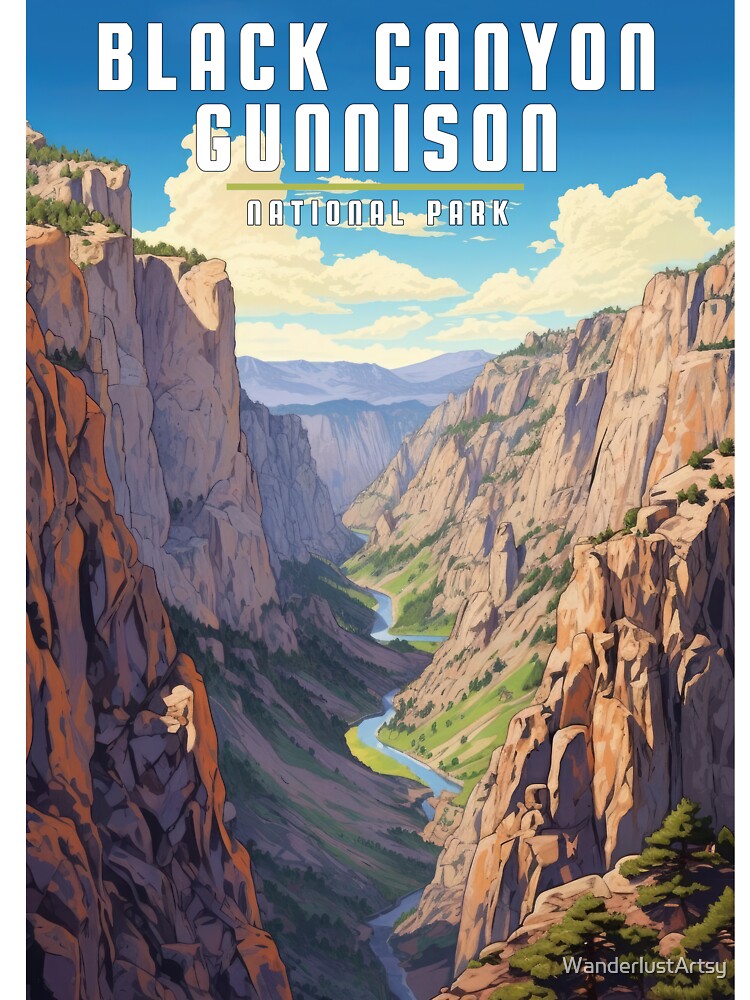 Black Canyon Gunnison National Park by WanderlustArtsy