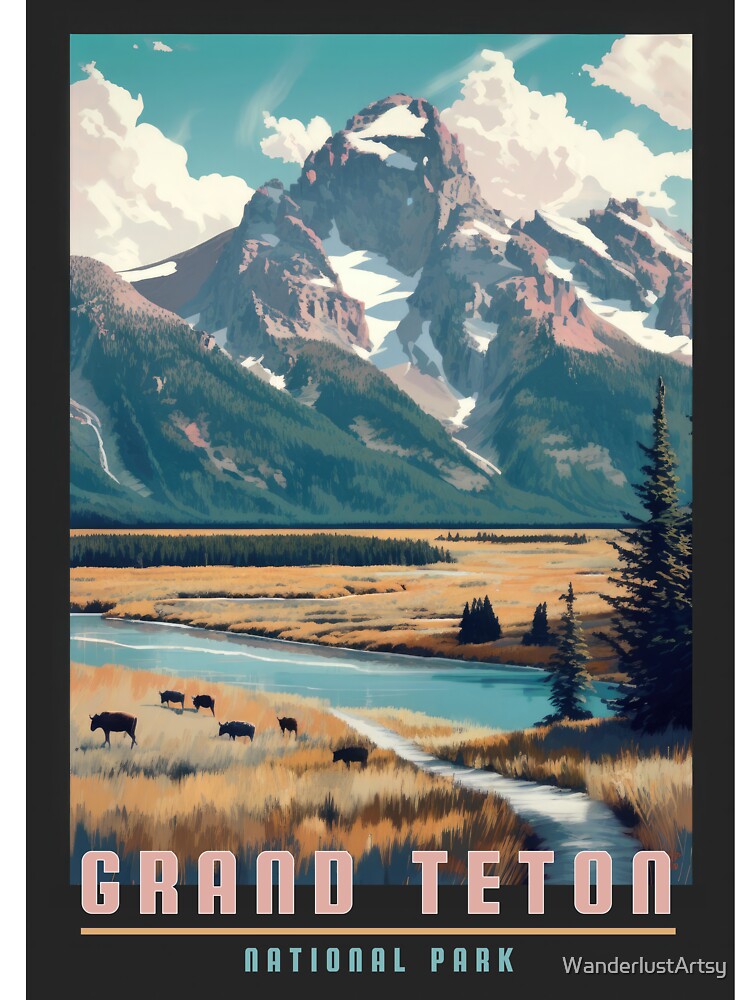 Grand Teton National Park by WanderlustArtsy