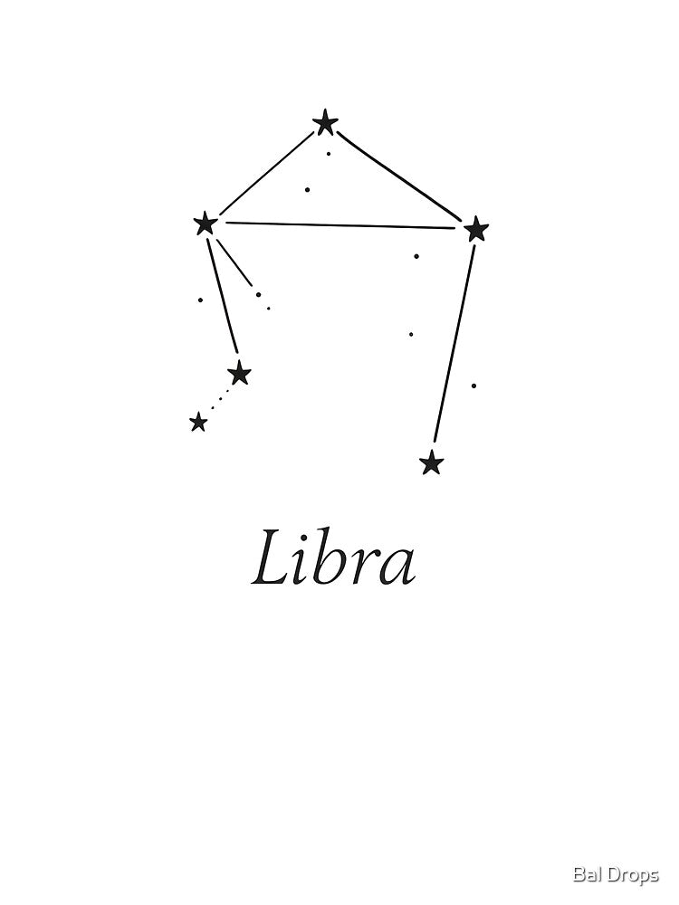 The Minimalist Libra Constellation by Bal Drops