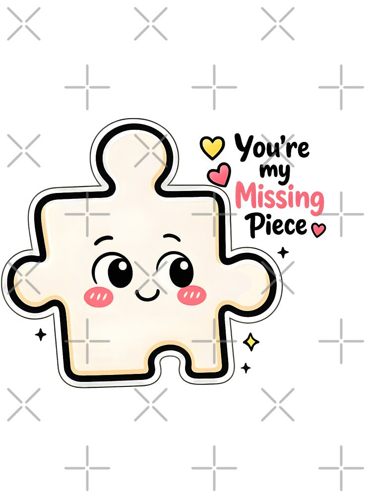 Cute Puzzle Couple Matching Gift by Gautam29