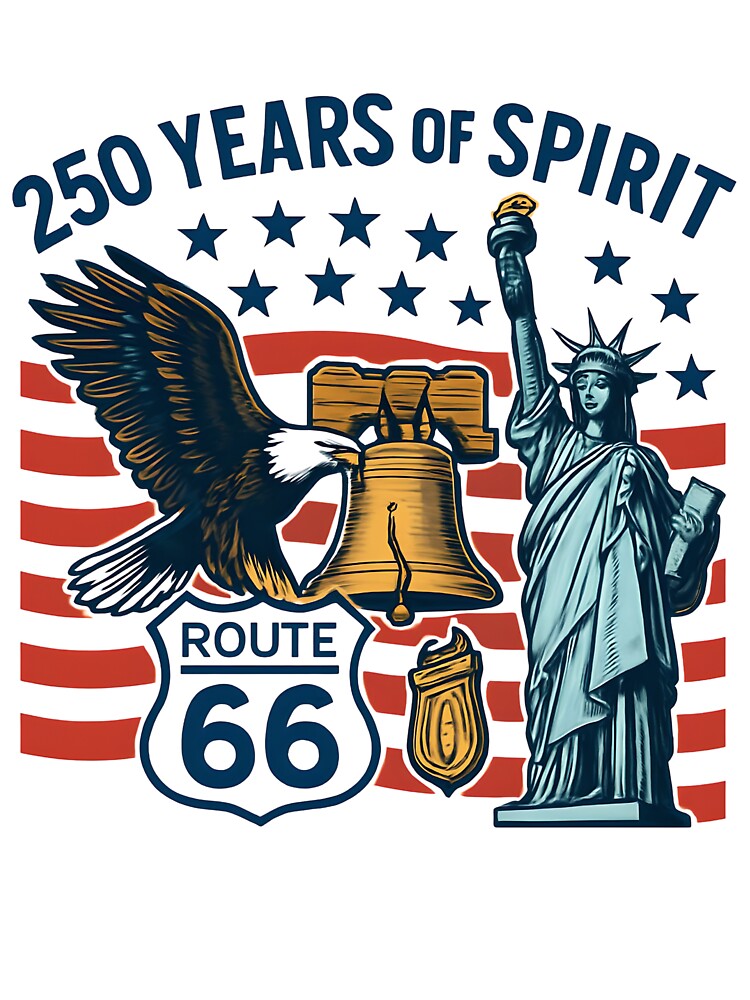 250 Years of Spirit – Liberty, Route 66 & American Icons Design by HANG ON STUDIO