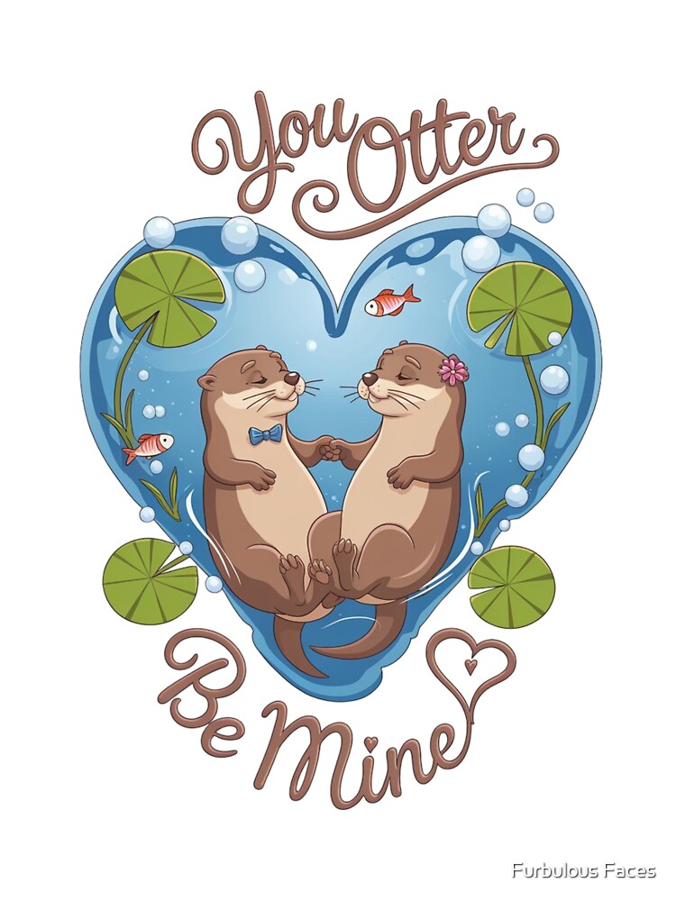 You Otter Be Mine: Whimsical Love by Furbulous Faces