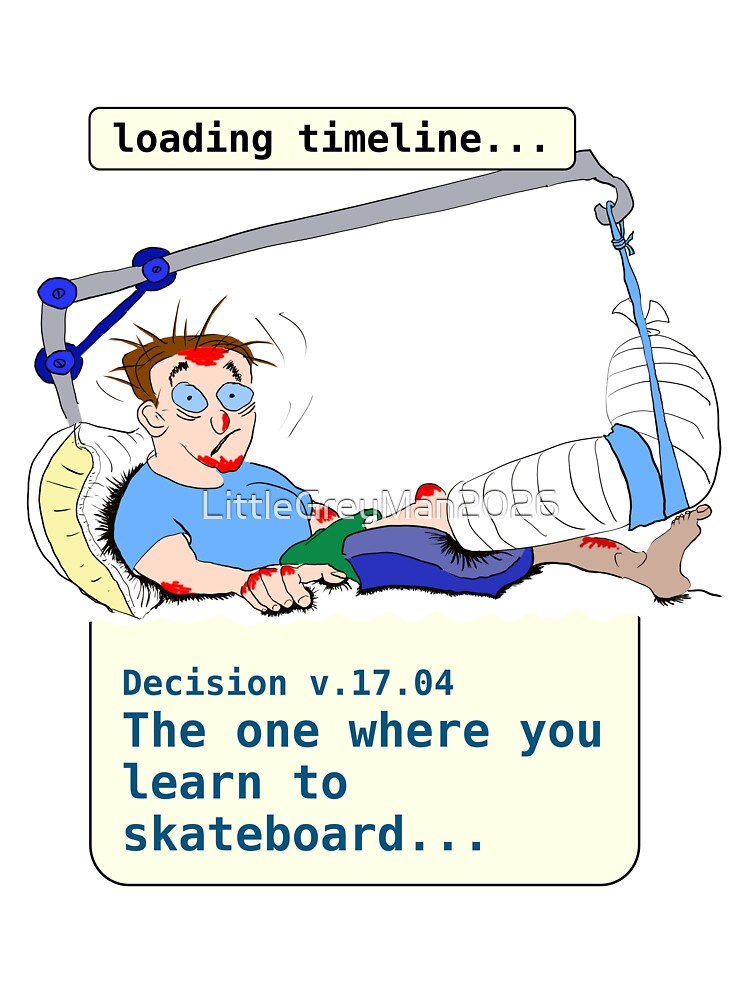 Loading the decision timeline - the one where you learn to skateboard by LittleGreyMan2026