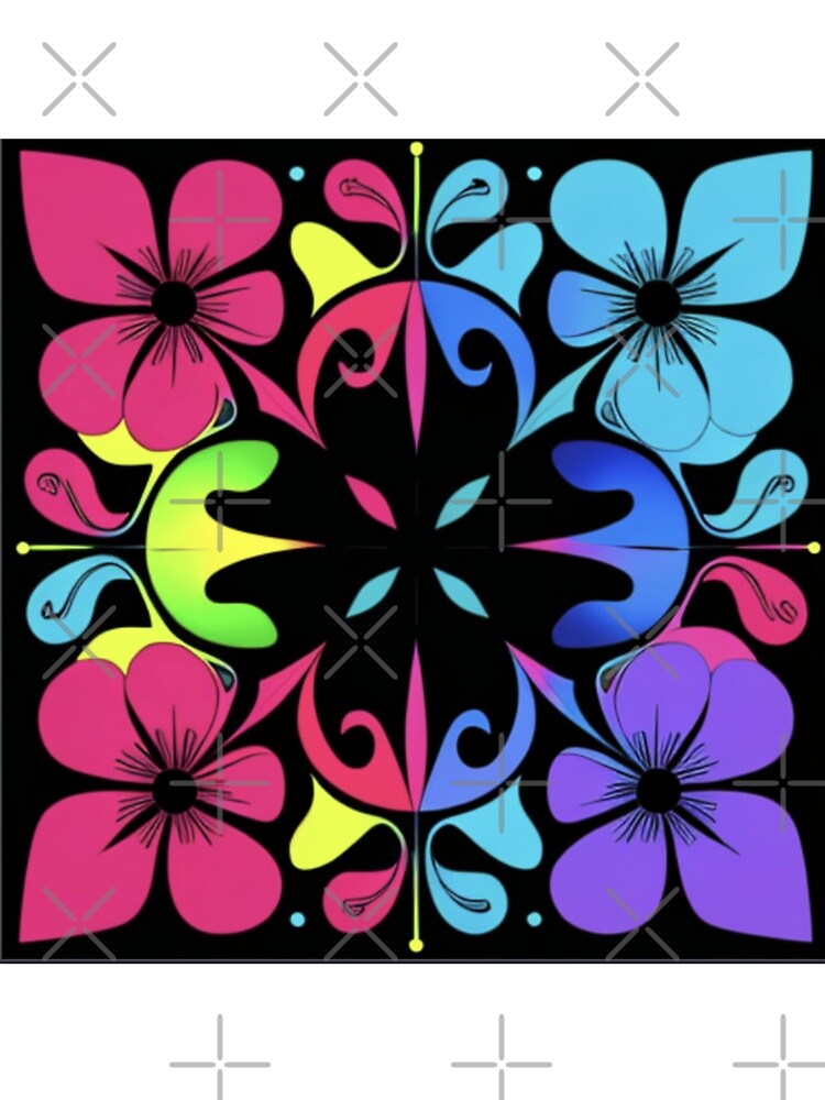 Floral with Groovy Vibes by Mahe Jabeen
