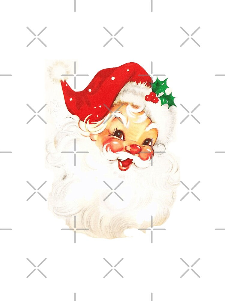 Retro Vintage Pink Santa Claus by Vivian Mandehwe