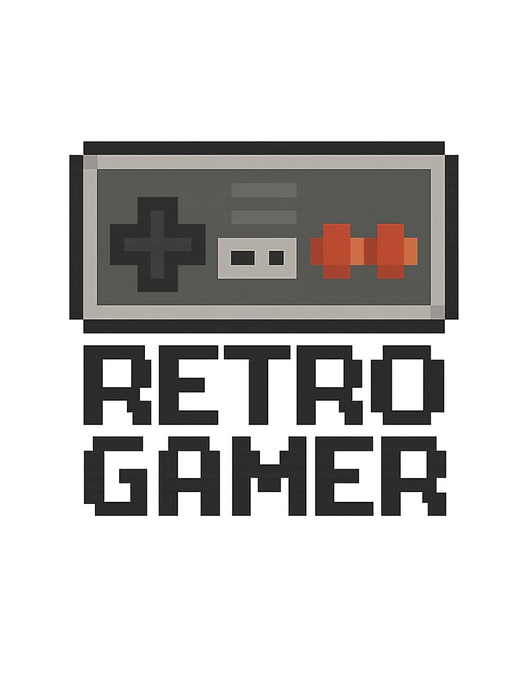 Retro Gamer – Classic Pixel Game Controller Design by AuuuStudio