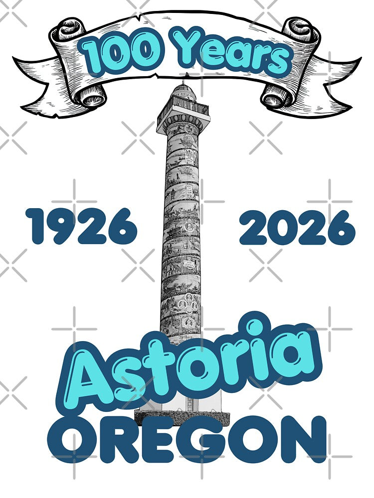 Astoria Oregon 100 Year Astoria Column Anniversary by WigOutlet