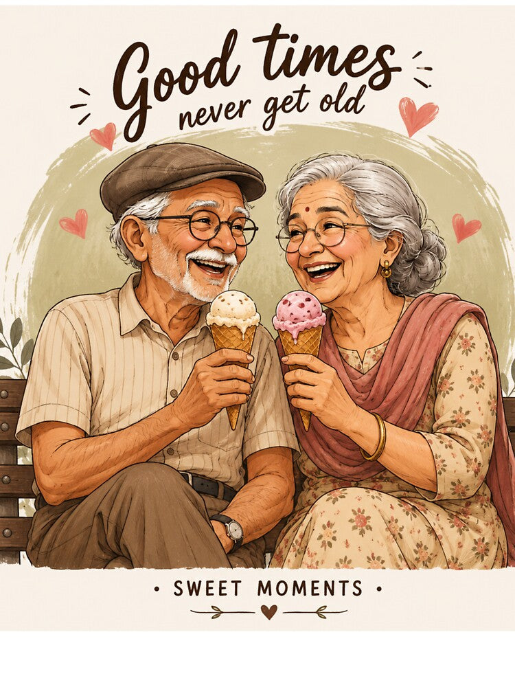 Growing Old Together – Ice Cream & Sweet Memories by BhavyaMR