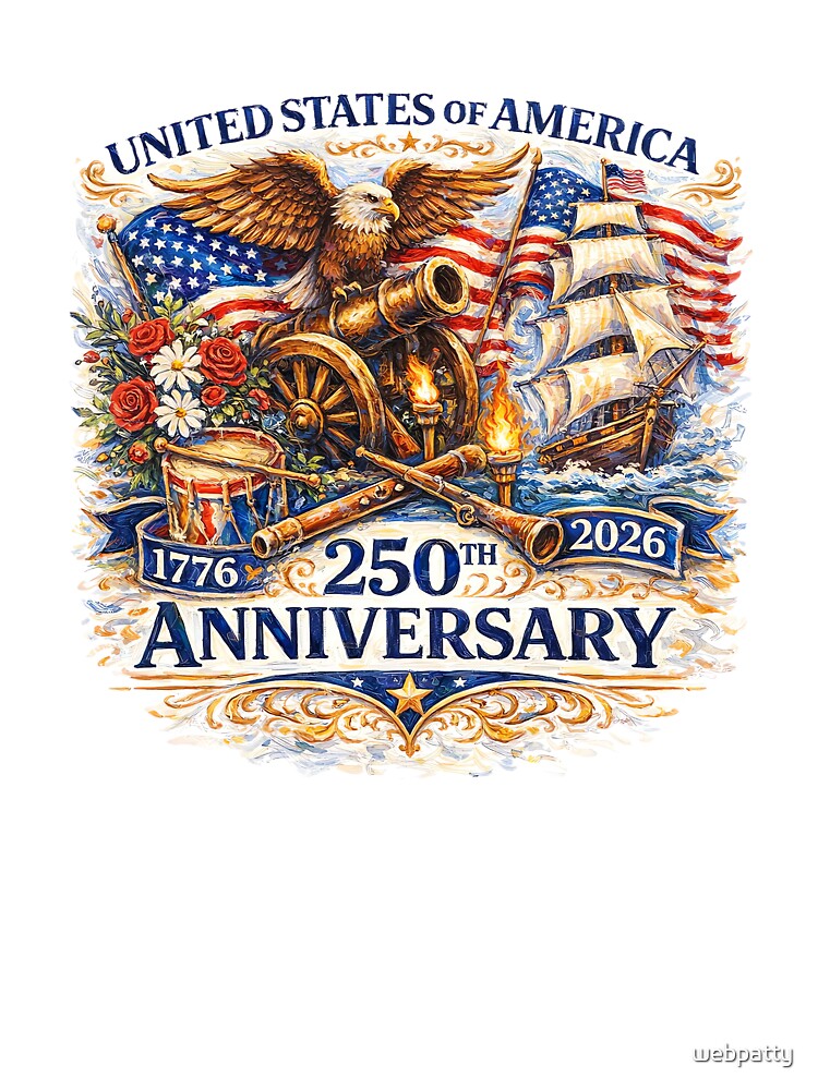 USA 250th Birthday Anniversary by webpatty