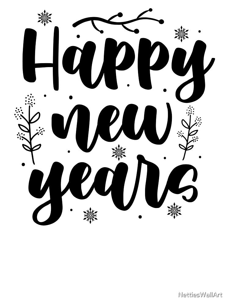 Happy New Years 2024 by NettiesWallArt