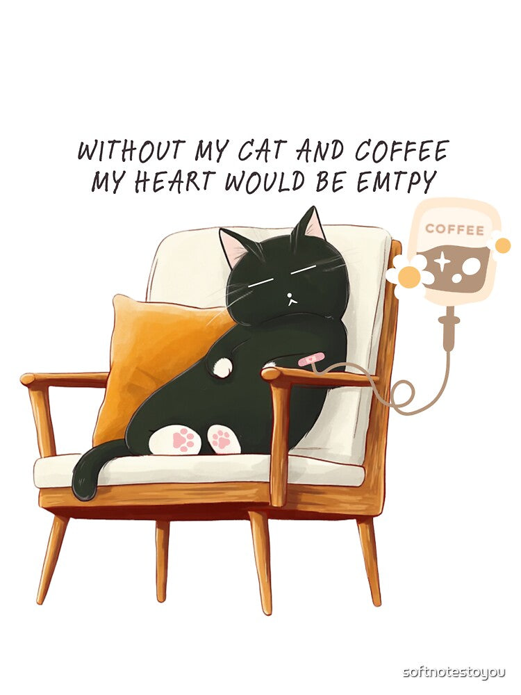 Cat + Coffee = Full Heart by softnotestoyou