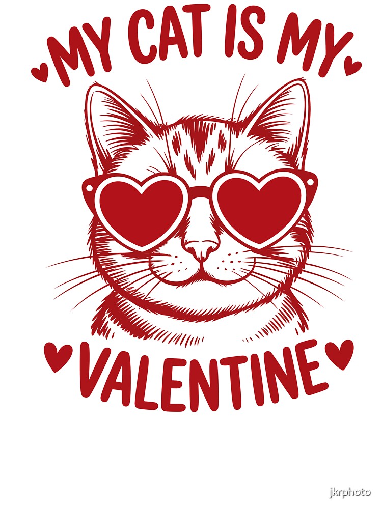 My Cat Is My Valentine by jkrphoto