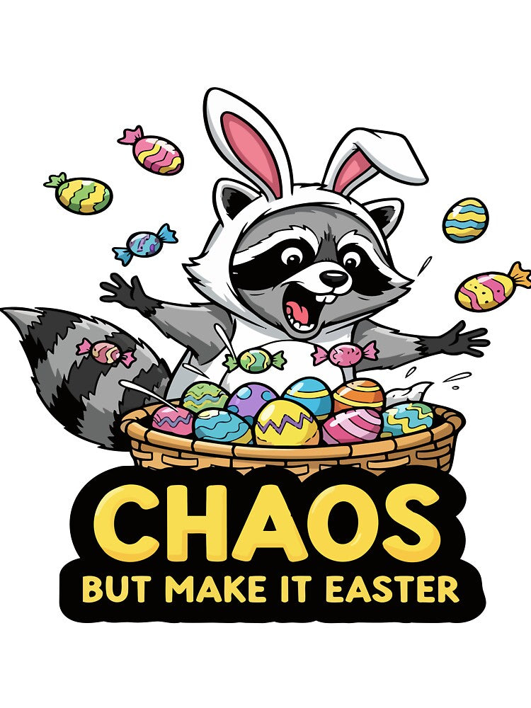 TRASH PANDA EASTER DAY CHAOS BUT MAKE IT EASTER by Uglyandcute