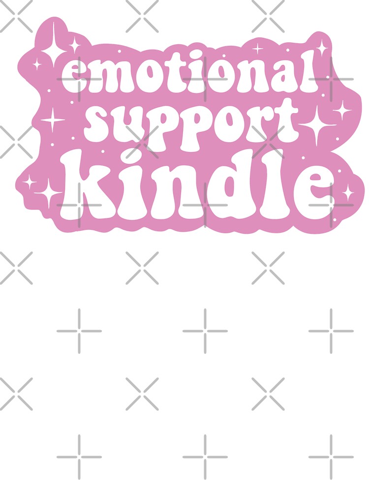 Emotional support kindle pink by RavenAMarie