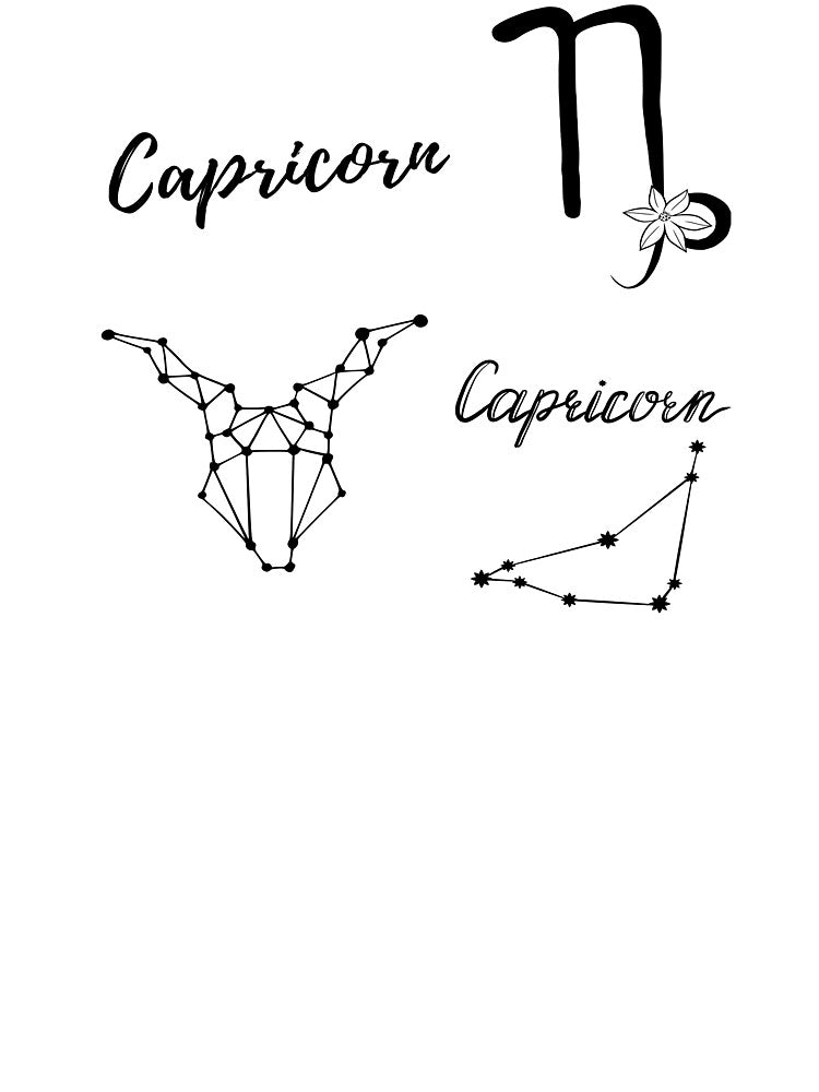 Sticker pack Capricorn star sign by DahliaBlanche
