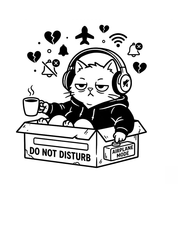 Do Not Disturb Grumpy Cat Airplane Mode Meme by Meow-gical Wear