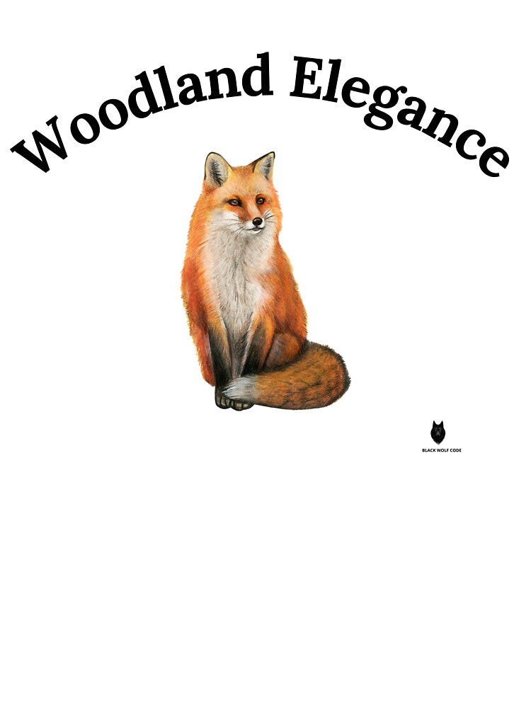 Woodland Elegance | Red Fox Illustration by Bwolf1956