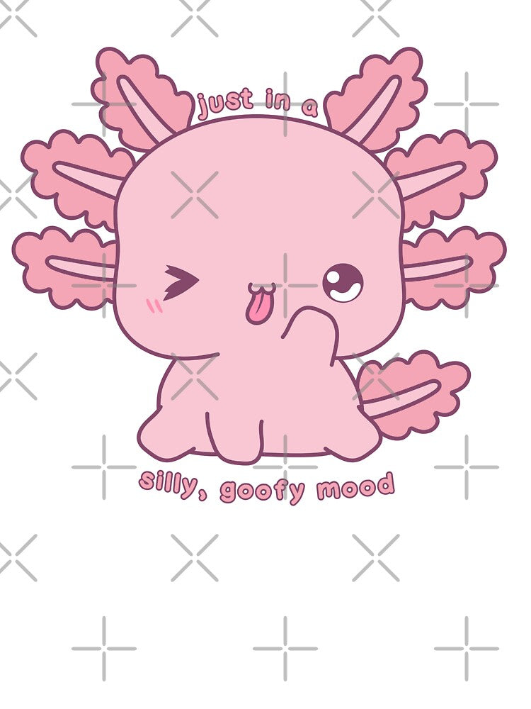 In A Silly Goofy Mood Cute Axolotl by smeraldosecrets
