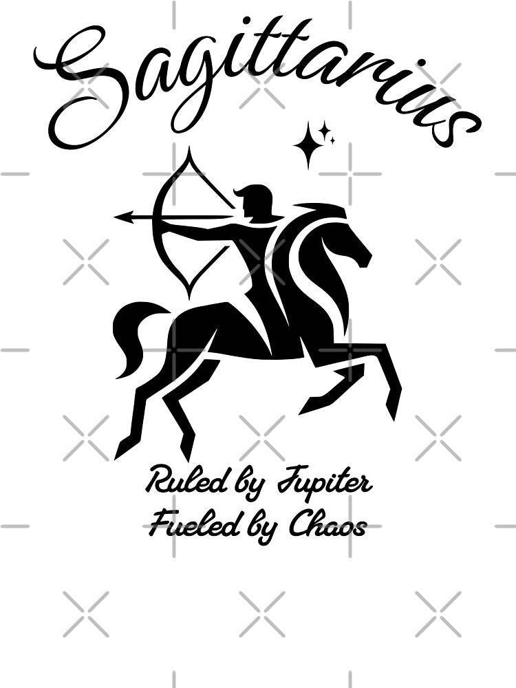 Sagittarius Zodiac Shirt  Blunt, Bold, Fire Sign Energy by JoRealm