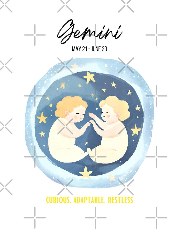 gemini zodiac sign poster by taechion