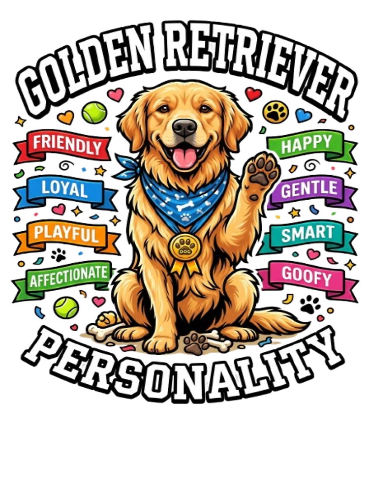 Golden Retriever Personality by ClaussShop