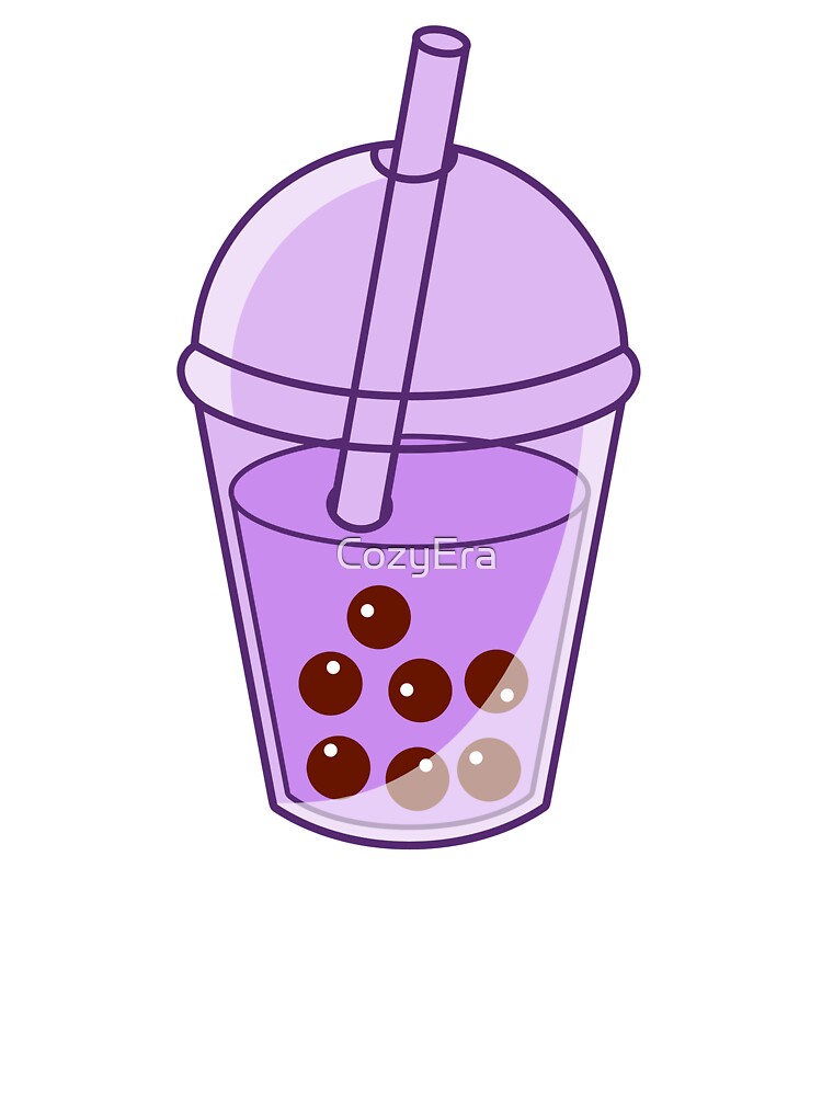 Taro boba tea by CozyEra