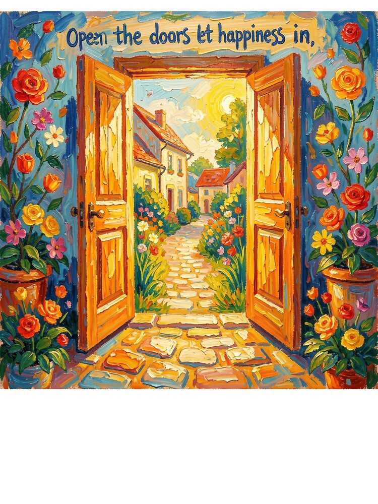Open the doors let happiness in by ZeusGallery