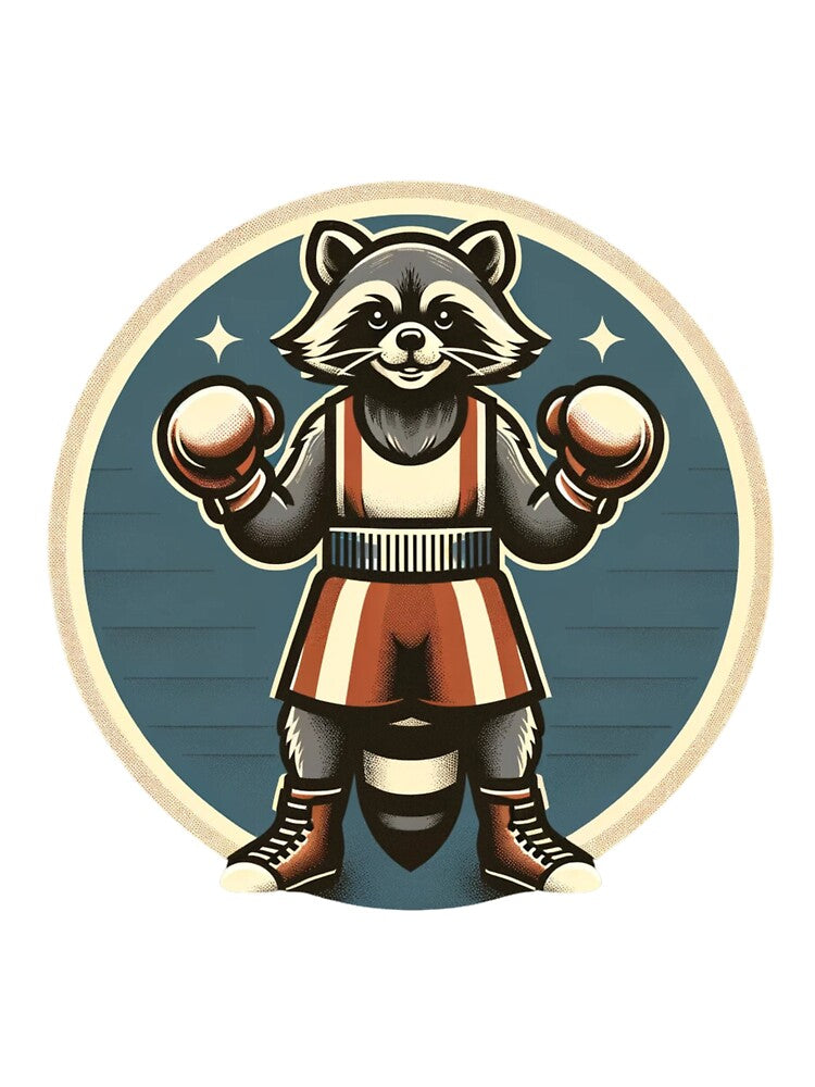 Boxing Raccoon by CharmStudio
