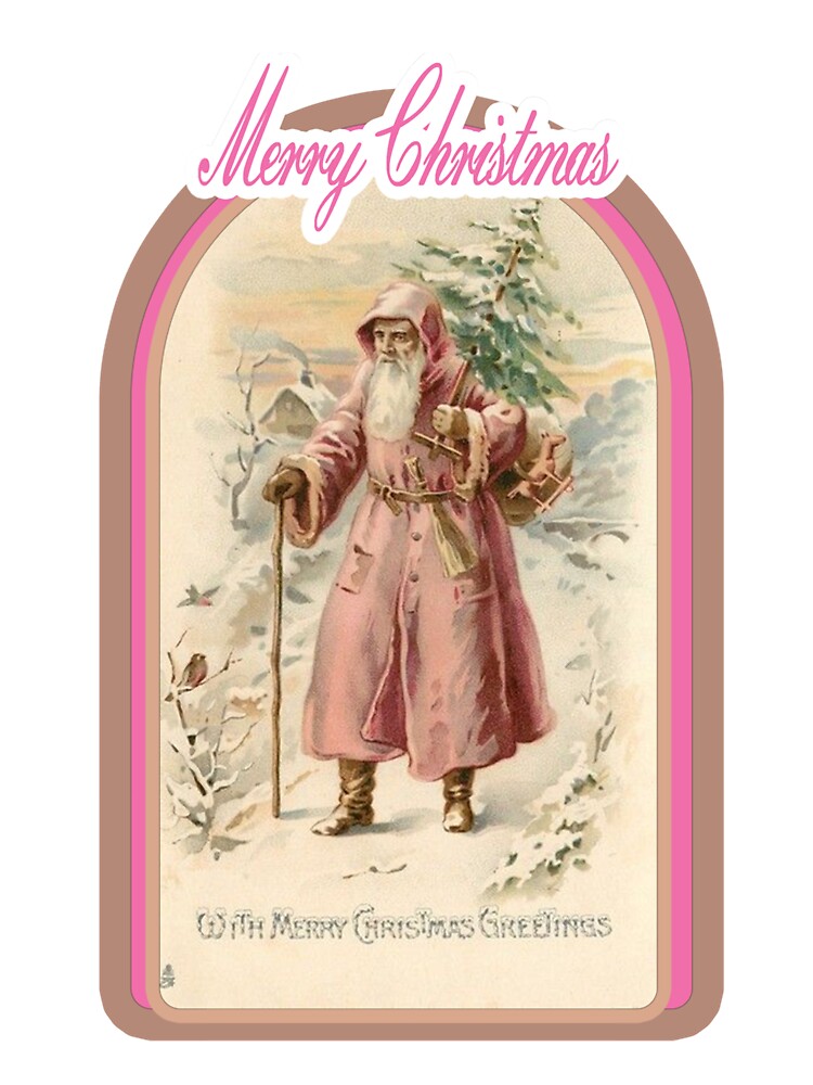 retro vintage santa by JaschaSunderm