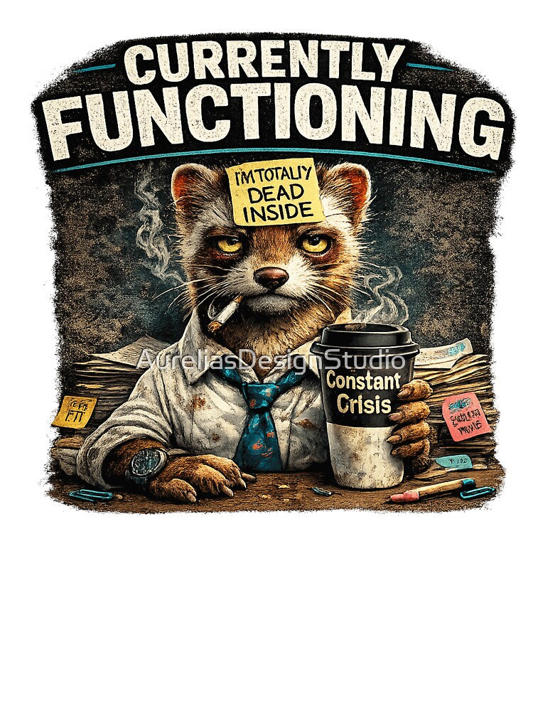 Office Art - Ferret Style by AureliasDesignStudio