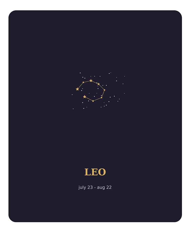 Leo Zodiac Constellation Star Sign by kd2010