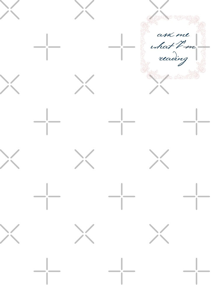 Cursive Ask Me What I'm Reading ︱Reader's World Logo by TheWildSassenach