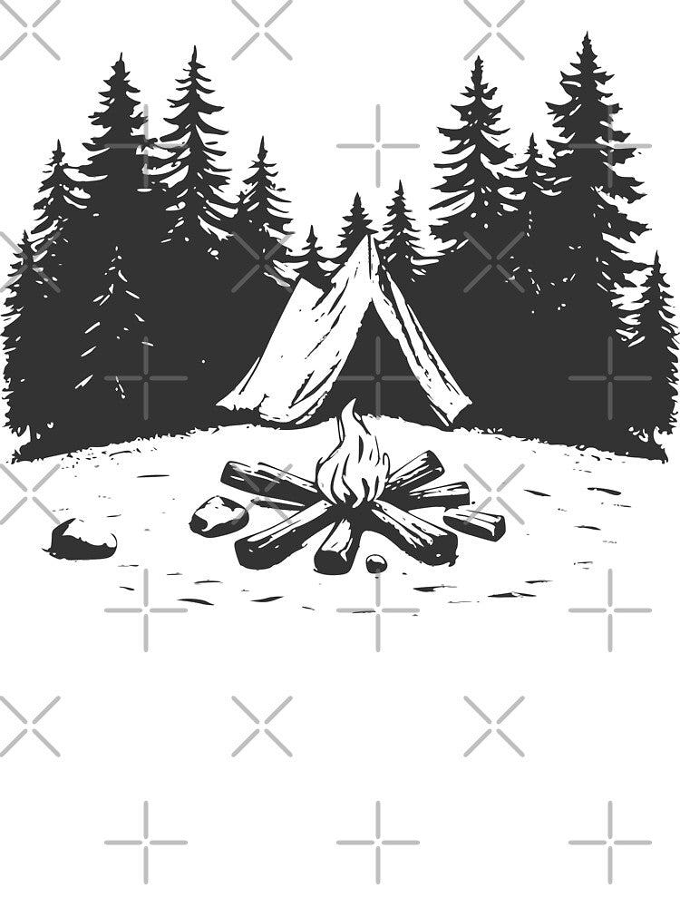 Quiet Night Campfire by RedBubble Dawson