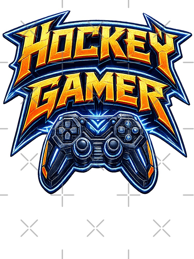 ⚡GAMER HOCKEY GEEK NERD RETRO PRINT by Atelier RLGS