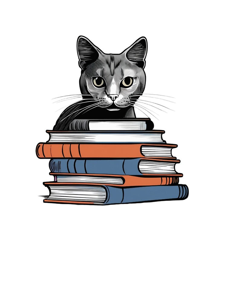 Book Lover Cat – Cozy Reading Companion by Artclo3