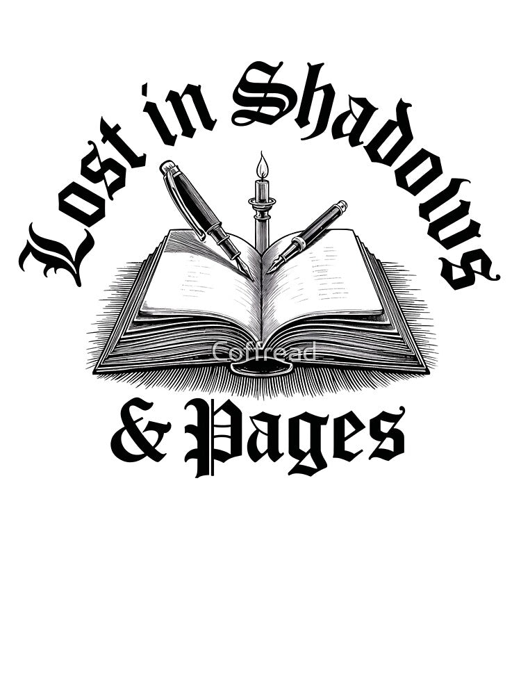 Dark Academia Shadows Pages Vintage Aesthetic by Coffread